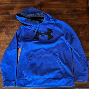 Under Armour Men’s hoodie. Size L. “Loose” Purchased new and worn once. Blue.